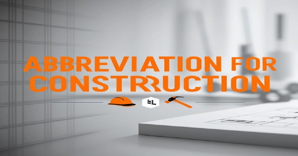 What is the Abbreviation for Construction? Meaning Explained